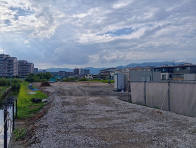 【外観】 | 大津市今堅田1丁目10付近　分譲地 | 7年8月撮影、分譲地全景外観