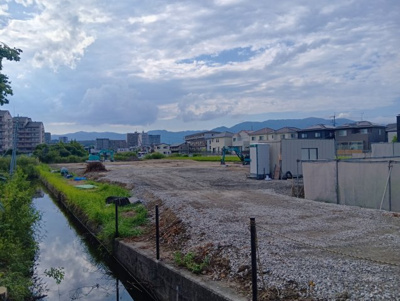 【外観】 | 大津市今堅田1丁目10付近　分譲地 | 7年8月撮影、分譲地全景外観