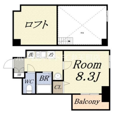 【間取り】 | ハーバーハウス大阪