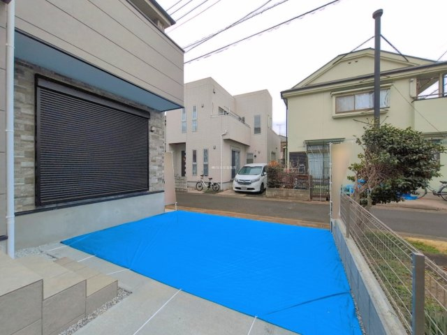 ふじみ野市亀久保の新築一戸建の駐車場