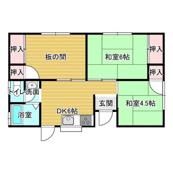 【間取り】 | 今田借家