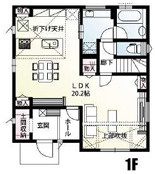 【仲介手数料無料】所沢市東狭山ヶ丘3丁目全15区画6号棟　新築は西武ハウジングの間取り