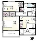 【仲介手数料無料】所沢市東狭山ヶ丘3丁目全15区画6号棟　新築は西武ハウジングの間取り
