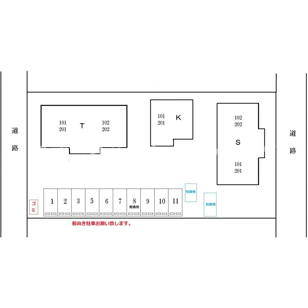 Ｓｕｎ　ｓａｉｓｏｎ　サンセゾンの区画図