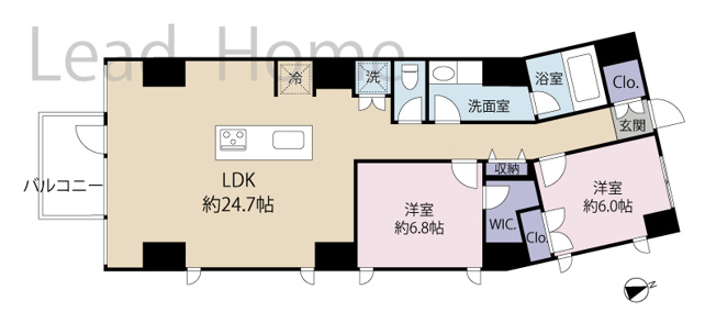 【間取り】 | 麻布メゾン