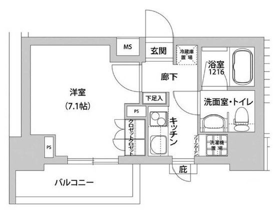 【間取り】 | メトロステージ上野 | 間取り