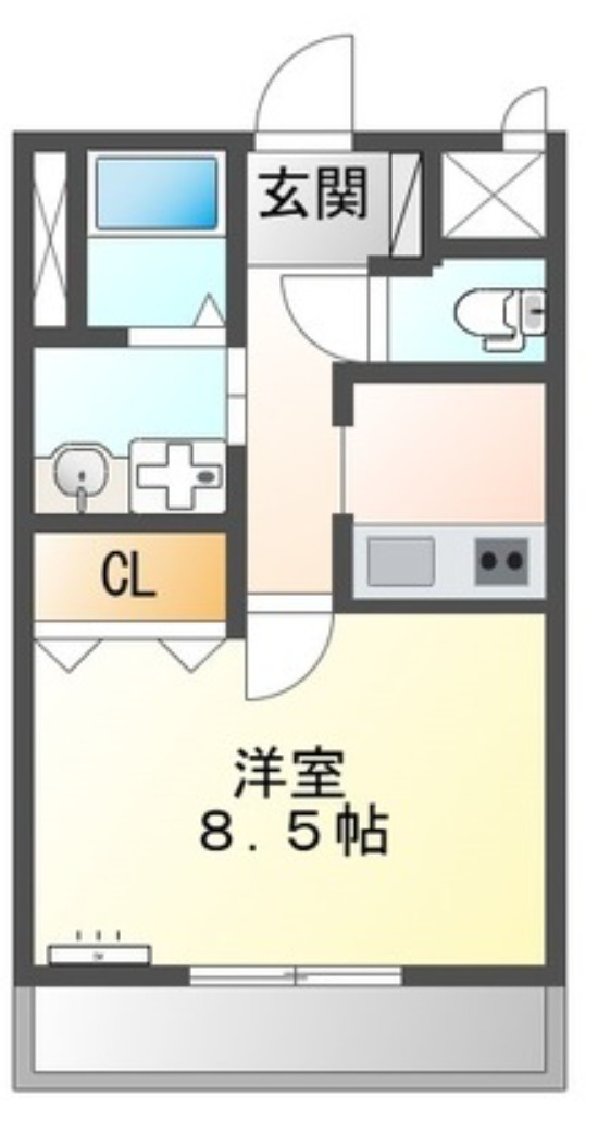 グランディール　サクラの間取り