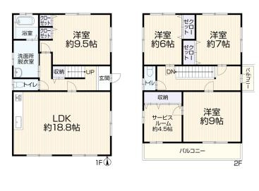 古河市上辺見　中古一戸建ての間取り|2026年7月リフォーム完了予定の再生住宅で快適な暮らし♪