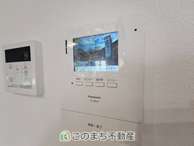 クライン下野市川中子第1期の設備|モニタ付きインターホンで防犯面もしっかり安心♪