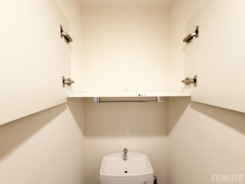 グランカーサ尾久の収納|トイレ上収納です☆