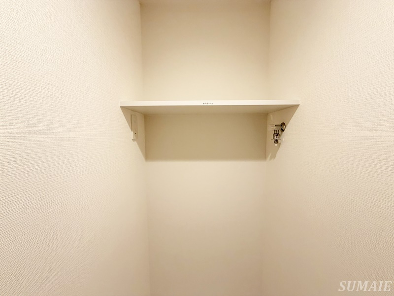 グランカーサ尾久の収納|洗濯機上収納です☆