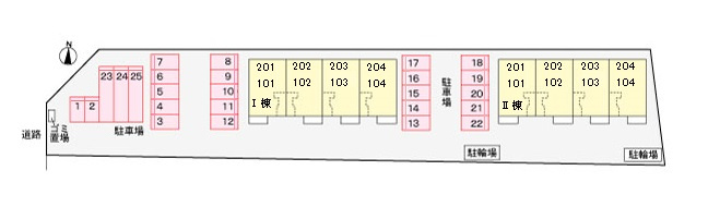 中村家　土佐　Ⅱの区画図|駐車場