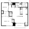 【間取り】 | 46.94㎡/2LDK【同栄マンション】