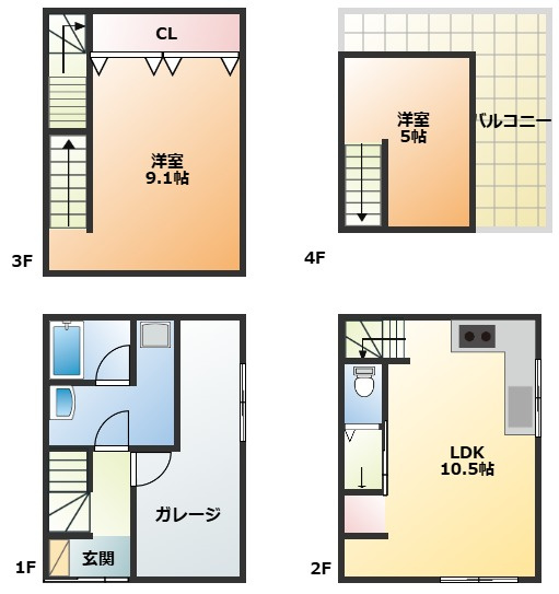 【間取り】 | 寝屋川市高柳2丁目30-20戸建