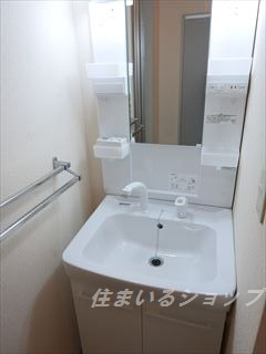 広島市安佐北区可部２丁目のアパートの洗面所