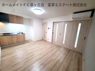 【居間・リビング】 | フジパレス高石駅南Ⅰ番館 | リビングと洋室の戸を閉めたとき