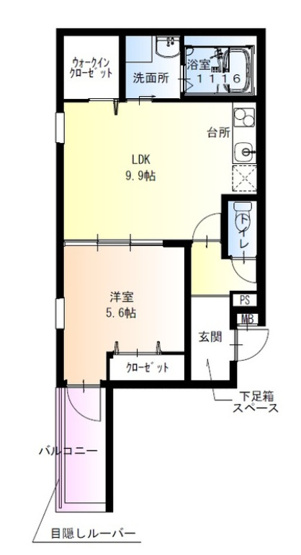 【間取り】 | フジパレス高石駅南Ⅰ番館
