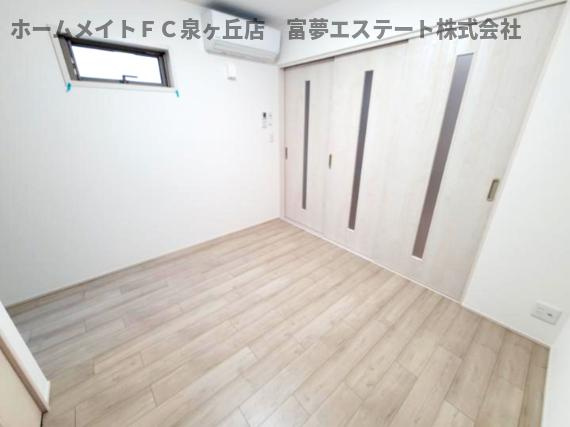 フジパレス高石駅南Ⅰ番館の洋室|リビングと洋室の戸を閉めたとき