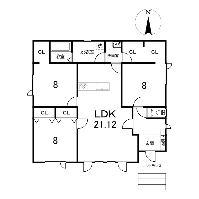 【間取り】の画像