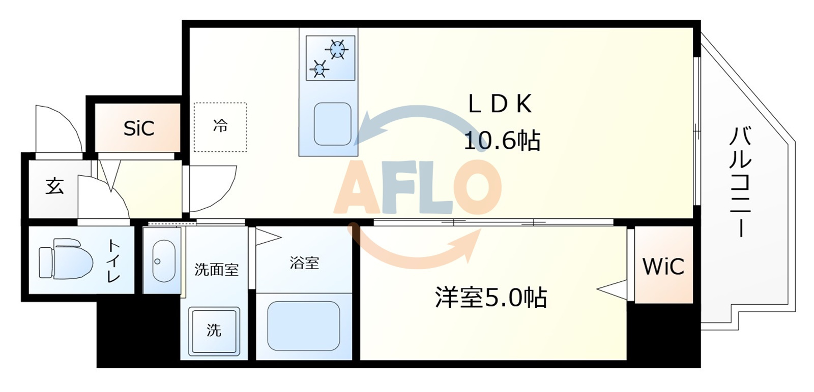 フェルザ福島の間取り|フェルザ福島　間取り