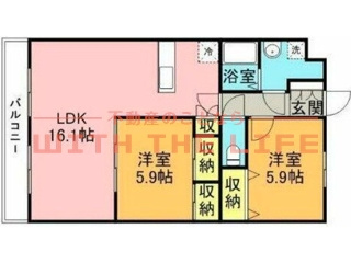 ルネスラシェーズ【10.000円キャッシュバック対象物件】の間取り