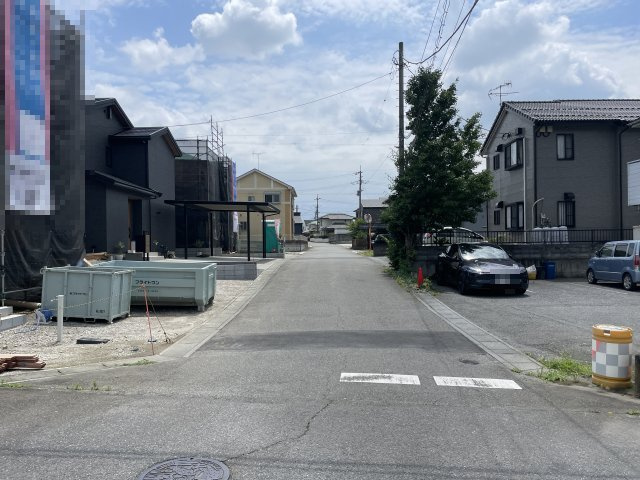 【前面道路含む現地写真】 | 本庄市万年寺第4　クレイドルガーデン　新築戸建　全2棟　2号棟 | 7/7撮影