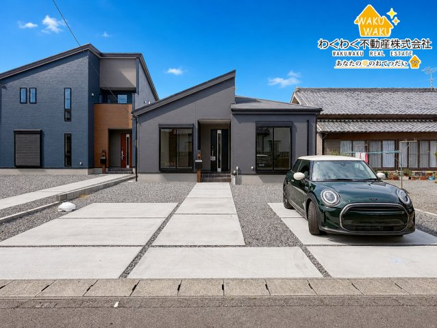 吉田町住吉11期　新築戸建の前面道路含む現地写真|（3号棟）2026年6月上旬撮影