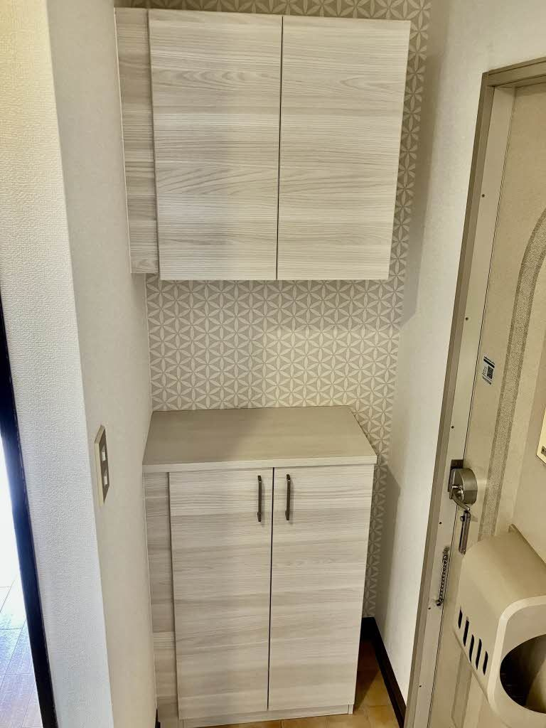 ドミール竹原の玄関