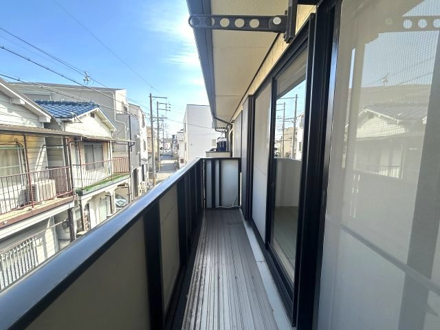 レトア大石Ⅱのバルコニー