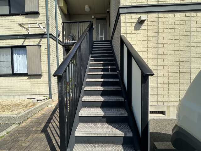 レトア大石Ⅱのバルコニー