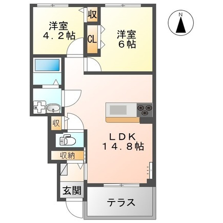 フロムSの間取り