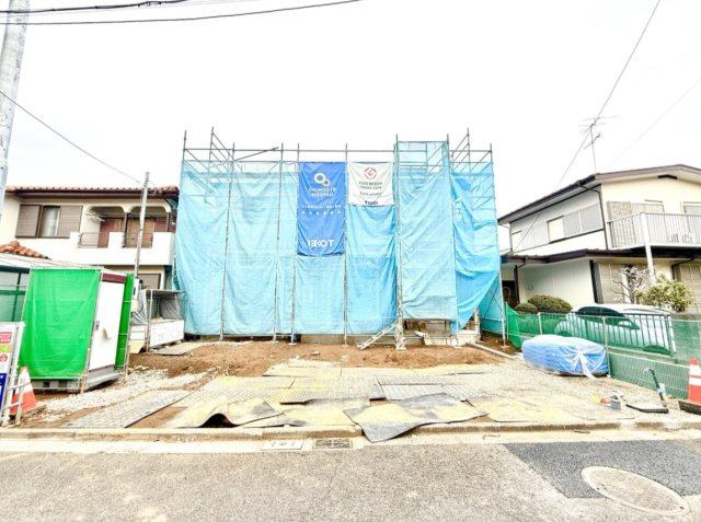 横浜市旭区善部町 新築戸建て【仲介手数料無料】カースペース3台の前面道路含む現地写真