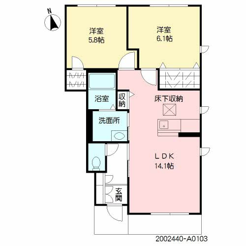 【間取り】 | シャーメゾン・レフィアント