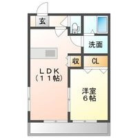インサイド八女【キャッシュバック対象】の間取り