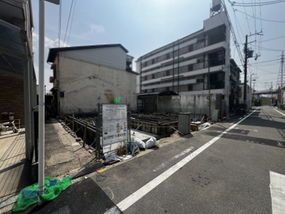 【前面道路含む現地写真】 | 西住之江３丁目　新築一戸建