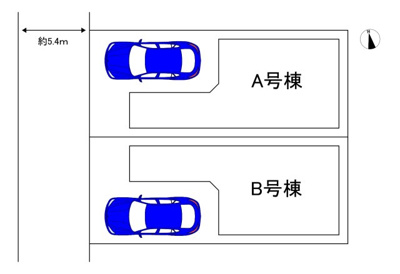 【区画図】 | 西住之江３丁目　新築一戸建