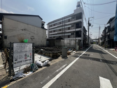 【前面道路含む現地写真】 | 西住之江３丁目　新築一戸建