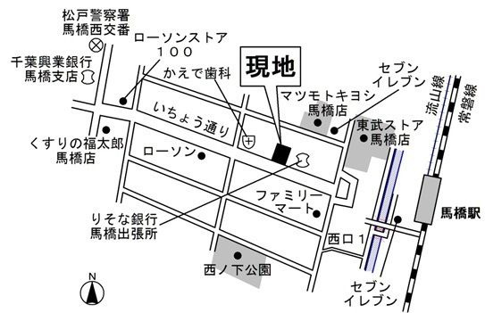黒松亭Ⅱの地図