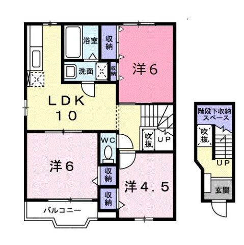 ロジュマンⅡ番館の間取り