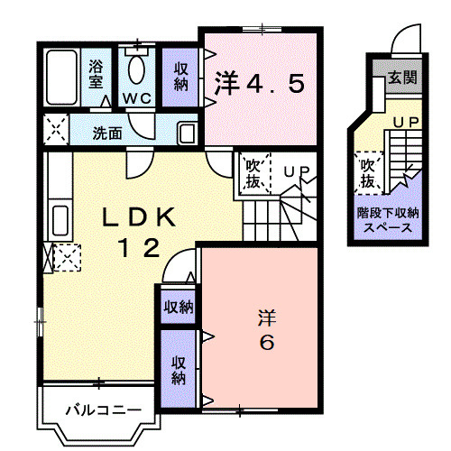 ロジュマンⅠ番館の間取り