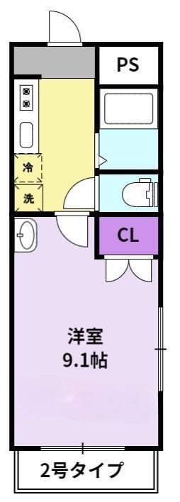 モナンジュ御井の間取り