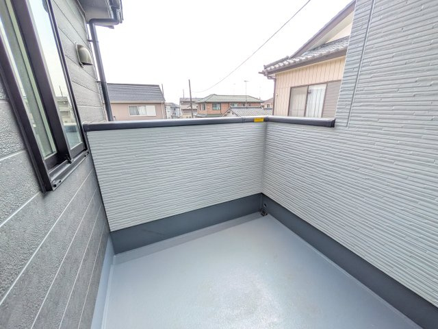 取手市本郷　2期　新築戸建　1号棟のバルコニー