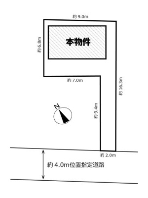 【区画図】 | 所沢市山口谷戸　中古