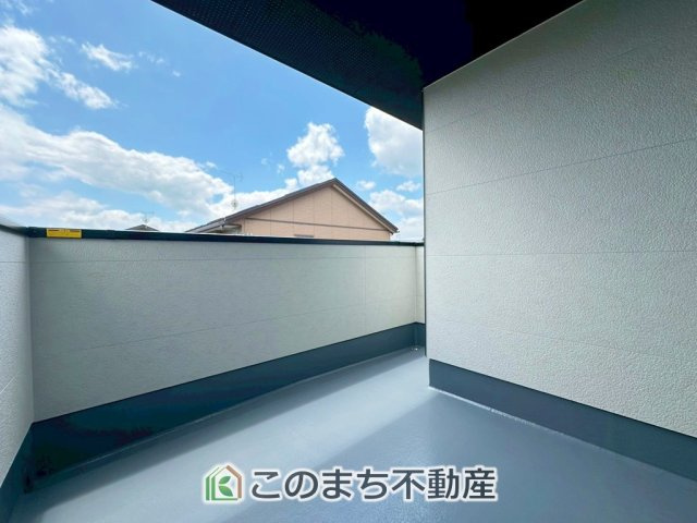 リガーレ宇都宮市一ノ沢町3期のバルコニー