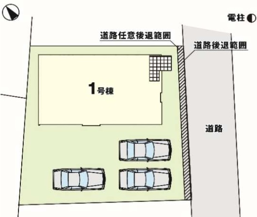 リガーレ宇都宮市一ノ沢町3期の区画図