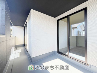 【バルコニー】 | リガーレ宇都宮市一ノ沢町3期　1号棟 | （同社施工例）