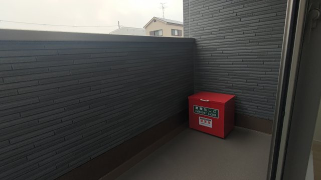 パストラーレ高槻のバルコニー
