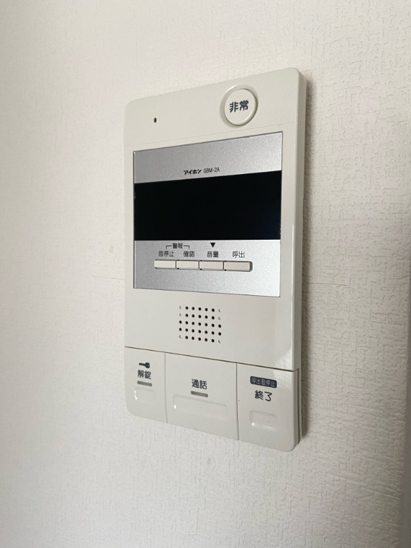 マンションソーキⅡのセキュリティ|モニター付きインターホンです※別部屋写真