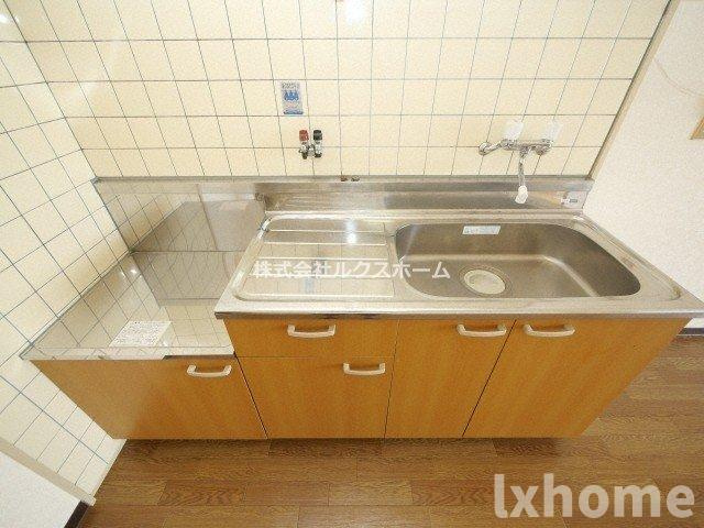 ピアハイツ幸のキッチン|きれいなキッチンです
