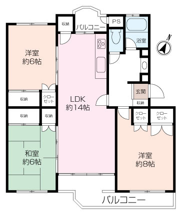 西武郊外マンション湘南鷹取台S棟の画像